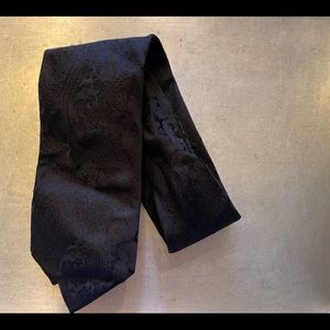 Black Paisley Canali Tie